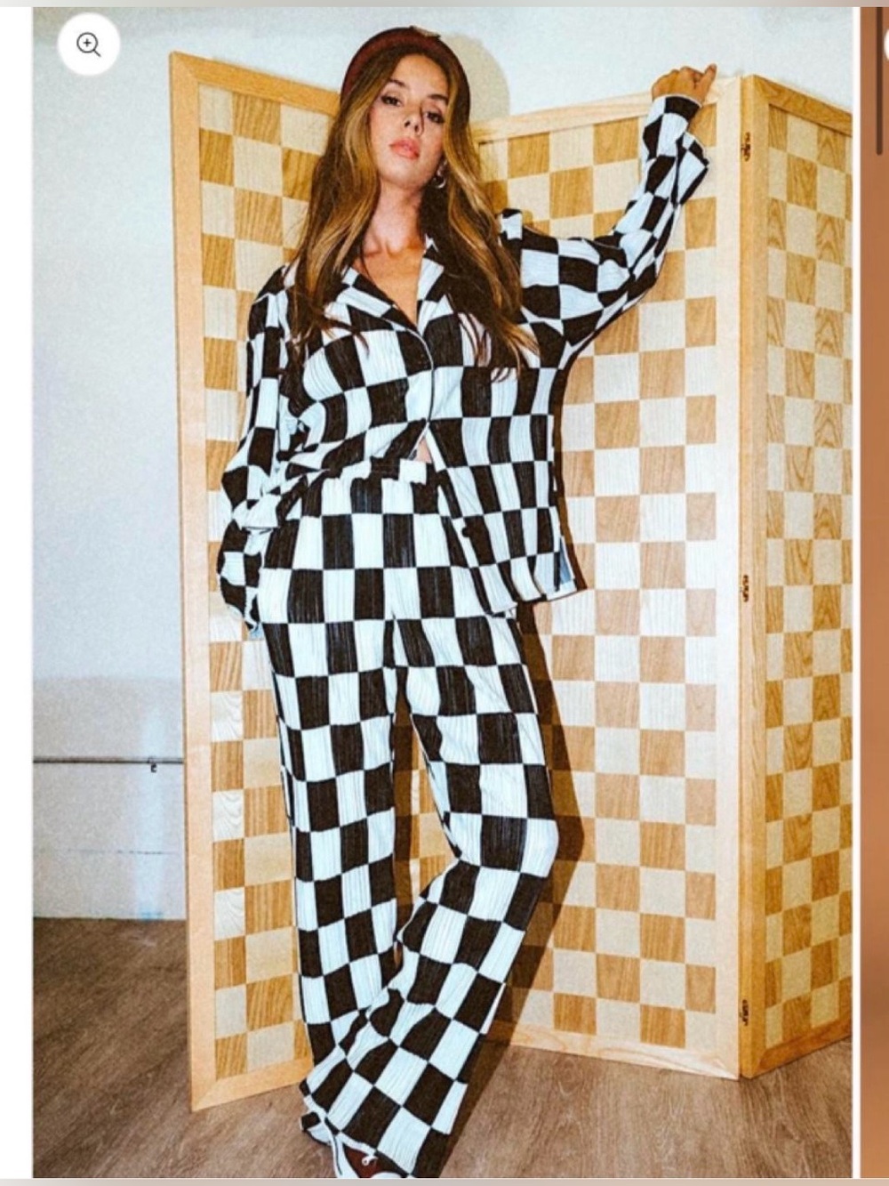 Dressed in Lala Black & White Checker set